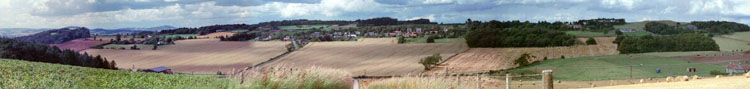 The village of Blebo Craigs, Fife (click to enlarge)